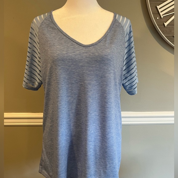 Women's Top - Heather light blue - Size L - Picture 6 of 10